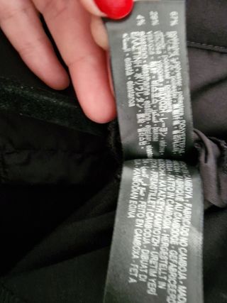 Pantalón recto Zara negro