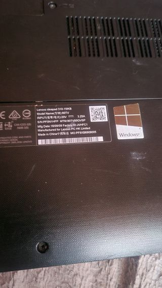 Portátil Lenovo Plata i5 8generacion i su cargador