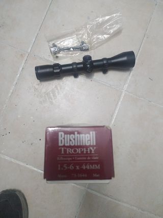 Visor Bushnell Trophy 1.5-6x44mm con monturas