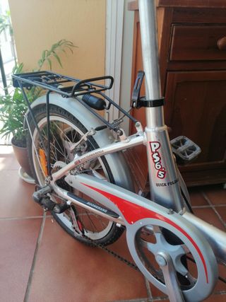 Bicicleta Plegable Gris Perla, (aluminio)