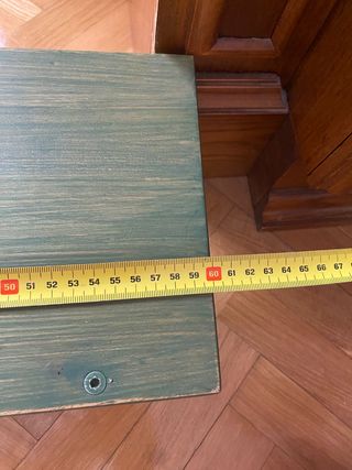 Perchero Estantería Madera Verde