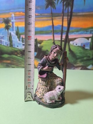 Figura Belén pastor con oveja