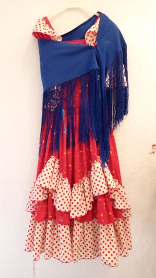Traje Gitana Niña 8-10 Años