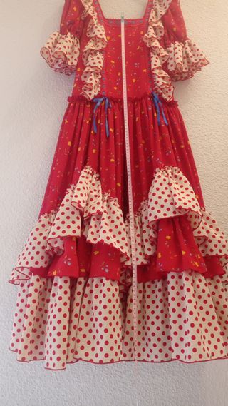 Traje Gitana Niña 8-10 Años