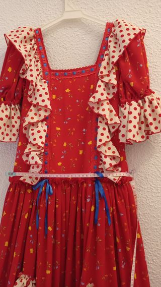 Traje Gitana Niña 8-10 Años