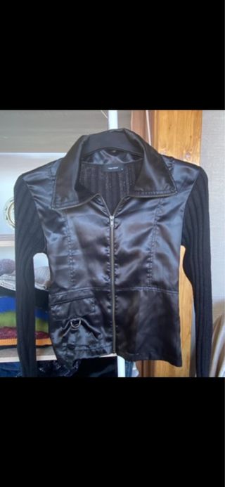 Camisa negra mujer Vintage 
