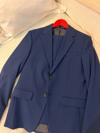 Traje Zara Hombre azul
