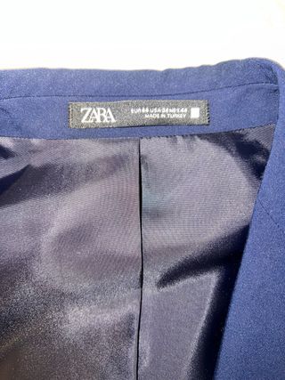 Traje Zara Hombre azul
