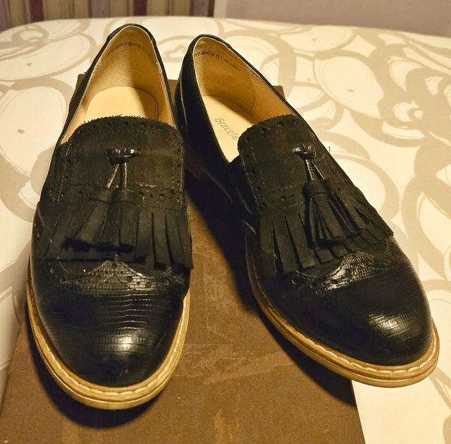 Mocasines Azul Marino Talla 37