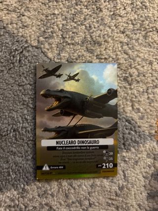 Carta Brainrot Nuclearo Dinosauro