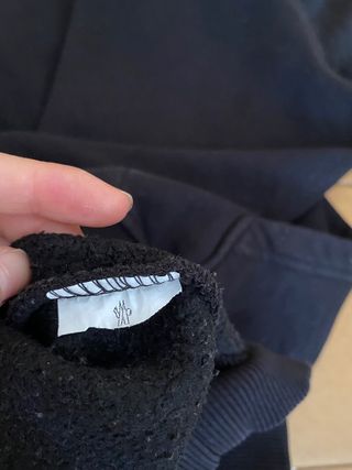 Felpa Palm Angels x Moncler Nera