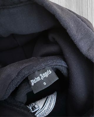 Felpa Palm Angels x Moncler Nera