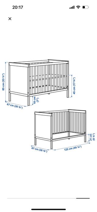 Cuna Ikea SUNDVIK
