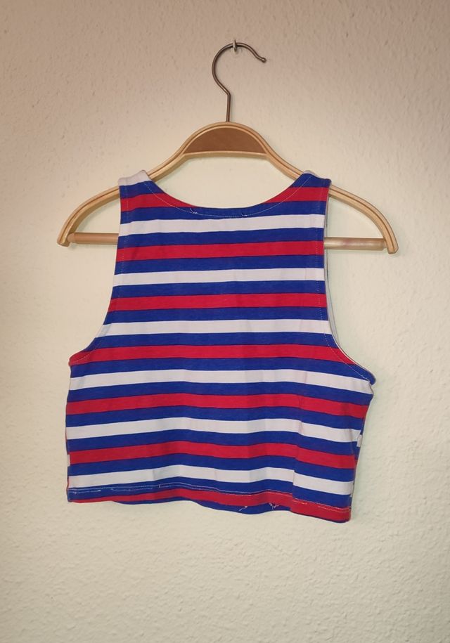 Crop top de rayas mujer Atmosphere nuevo.