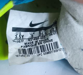 Zapatillas Fútbol Sala Niño Nike Azul/Verde