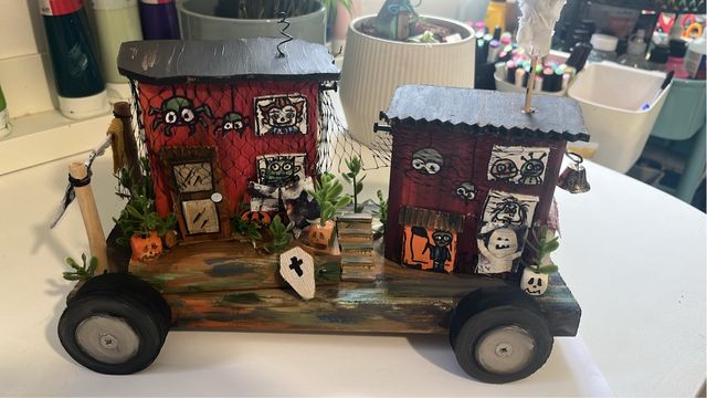 Decoración Halloween Casa Carro