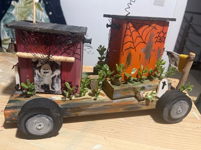 Decoración Halloween Casa Carro