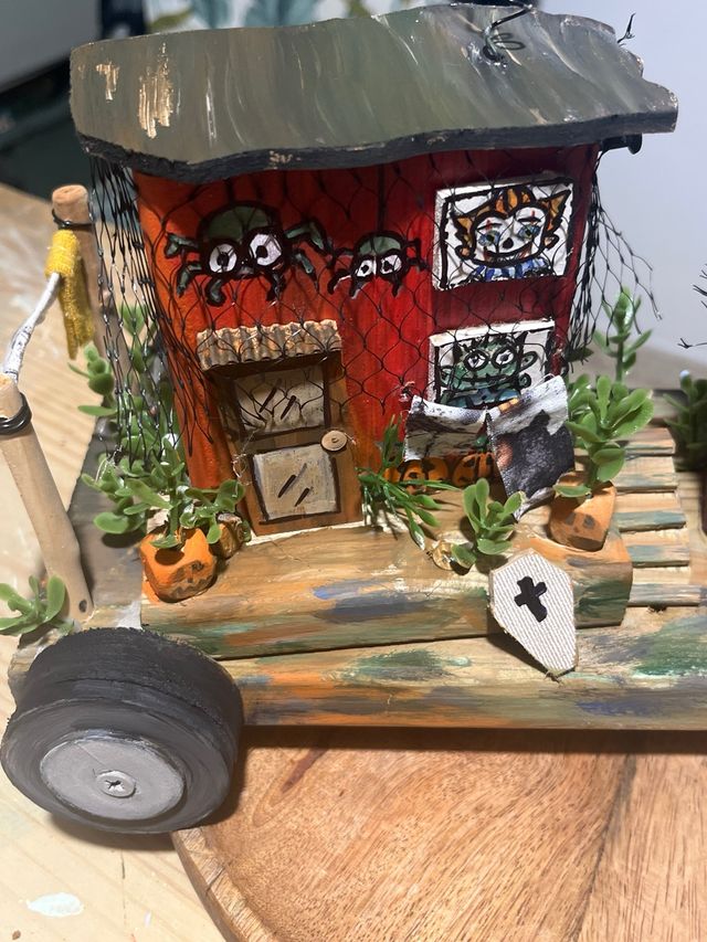 Decoración Halloween Casa Carro