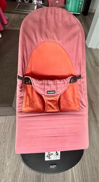 Hamaca Babybjorn Rosa y Naranja