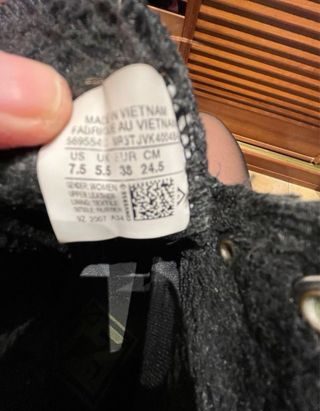 Converse Gore-Tex Talla 38 Negro