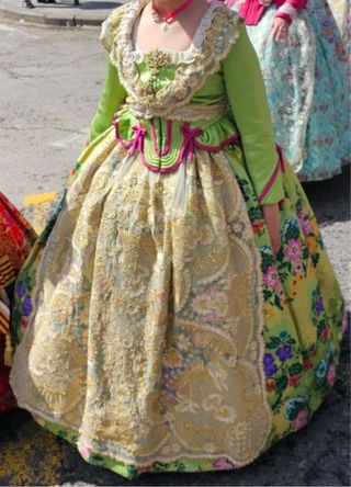 Traje Fallera Vives i Mari Niña 7/11 Años