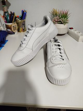 Deportivas Puma Blancas Talla 38.5