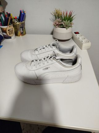 Deportivas Puma Blancas Talla 38.5