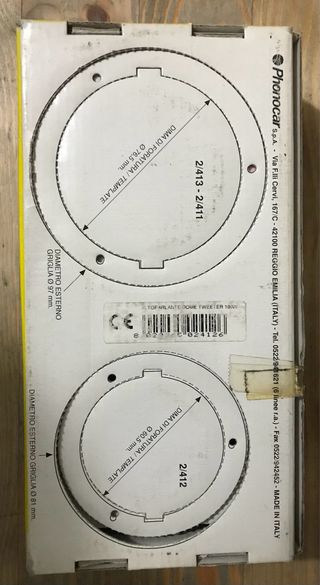 Tweeters Phonocar Dome Hi-Fi Car Speakers
