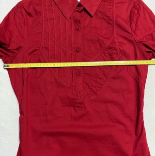 Blusa Adolfo Domínguez Roja Talla S