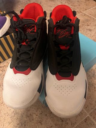 Jordan Zapatillas Baloncesto Negras Rojas Blancas