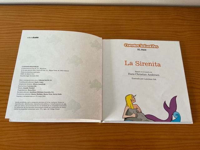 Cuentos infantiles: La sirenita y Ricitos de Oro