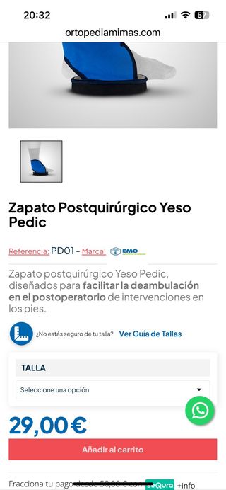 Lote de 2 Zapatos Ortopédicos Negro y Azul hombre 