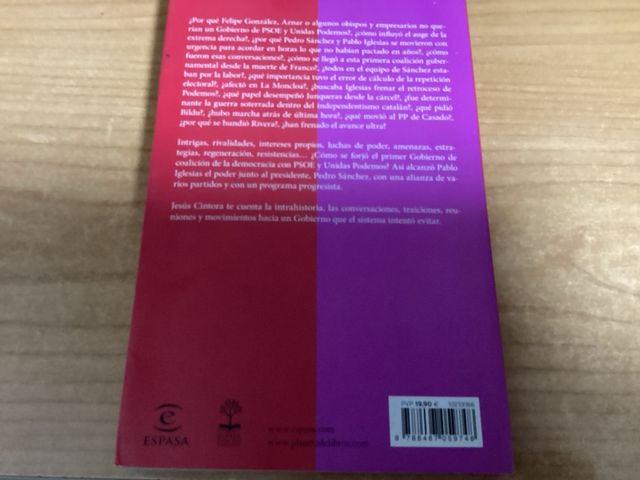 La conjura: Así se fraguó ..Jesús Cintora. Libro