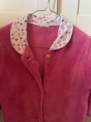 Bata niña rosa talla 6/7 años