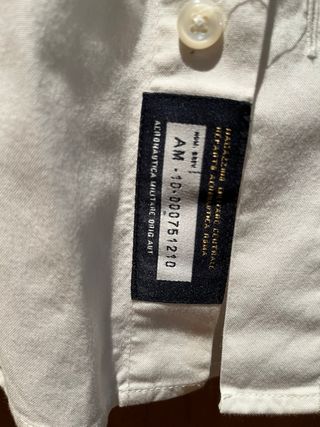 Camisa Aeronautica Militare Blanca