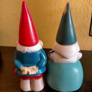 David el Gnomo ,maleta y figuras