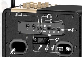 SUPNIU L400  Karaoke Profesional con 2 Micrófonos