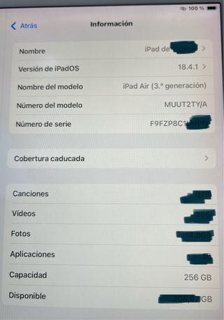 iPad Air 3ª Gen 256GB Dorado