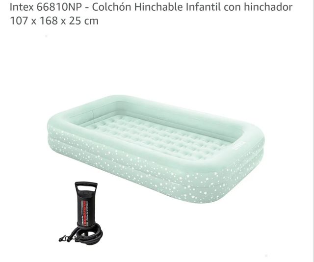 Colchón Hinchable Infantil Intex con Hinchador