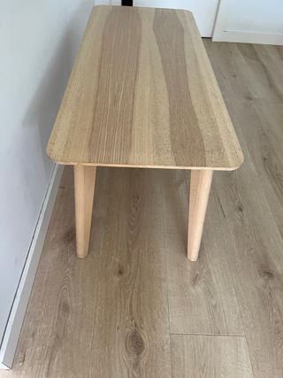 Mesa de centro LISABO IKEA madera