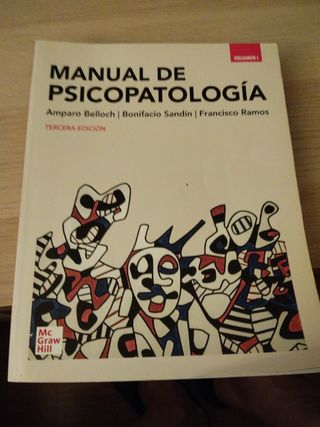 Manual de psicopatologia, vol I