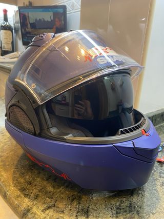 Casco SHARK abatible doble homologación