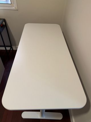 Mesa Escritorio Ikea Ajustable Blanca