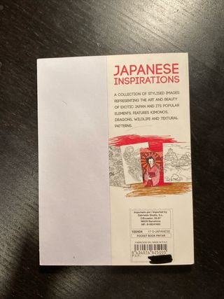 Pack cuadernos para colorear de estampas japonesas