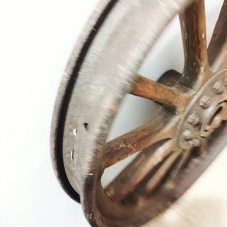 Rueda de coche antigua Radios Madera