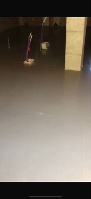 Bombeo de mortero autonivelante Suelo radiante