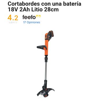 Tosaerba a batteria al litio 18V 2Ah 28cm
