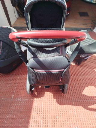Coche,carro trio PegPerego edición Fiat 500
