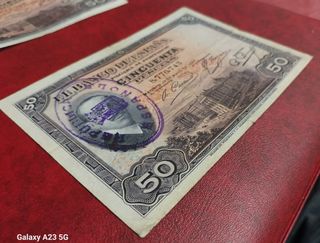 Billete 50 Pesetas España 1927