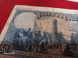 Billete 50 Pesetas España 1927